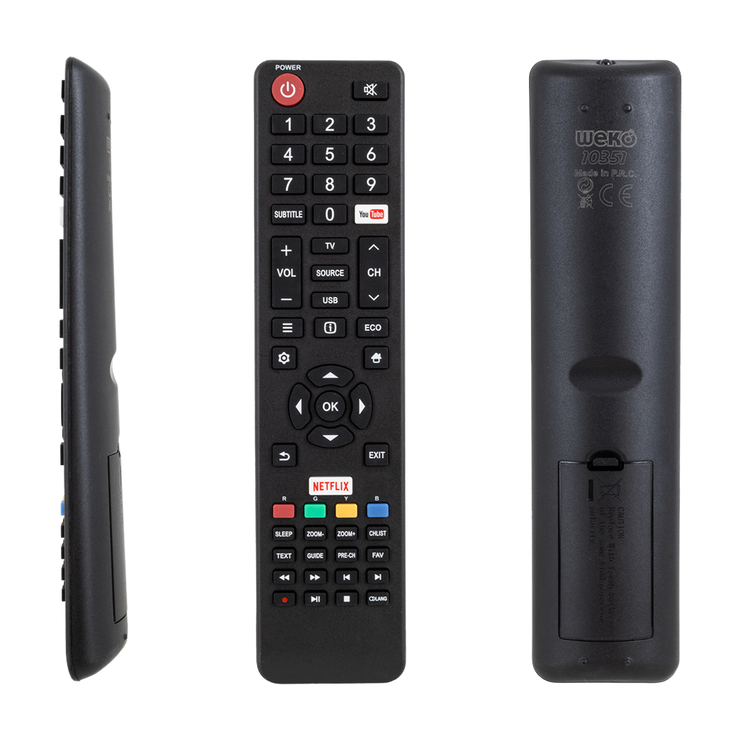 KL TESLA 06-532W54-TLA1XS YOUTUBE-NETFLIX TUŞLU LCD LED TV KUMANDA (4812)