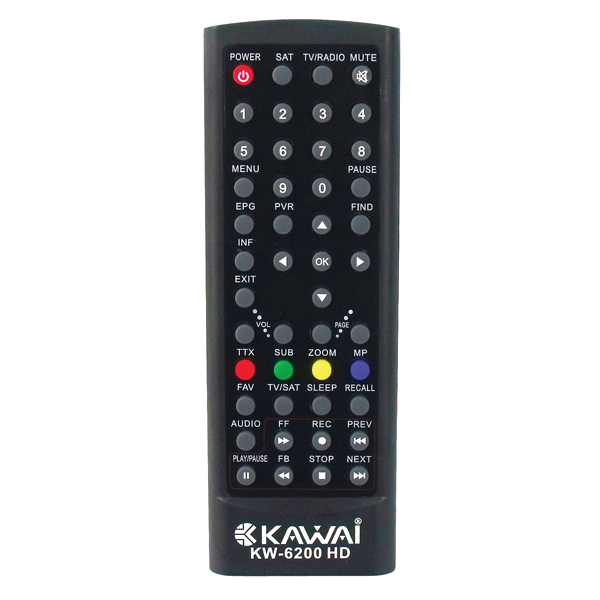 KR KAWAİ KW-6200 HD UYDU KUMANDASI (31808=31533) (4812)