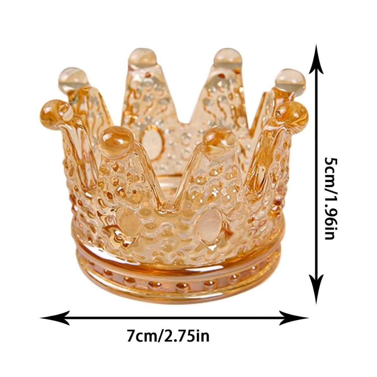 Kral Tacı Model Mini Mumluk,Küllük,Lokumluk Çok Amaçlı Şeffaf Bronz Cam Kase (4812) Kral Tacı Model Mini Mumluk,Küllük,Lokumluk Çok Amaçlı Şeffaf Bronz Cam Kase (4812)