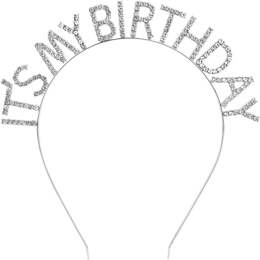 Kristal Taşlı Gümüş Renk İt's My Birthday Yazılı Doğum Günü Parti Tacı 14x16 cm (4812) Kristal Taşlı Gümüş Renk İt's My Birthday Yazılı Doğum Günü Parti Tacı 14x16 cm (4812)