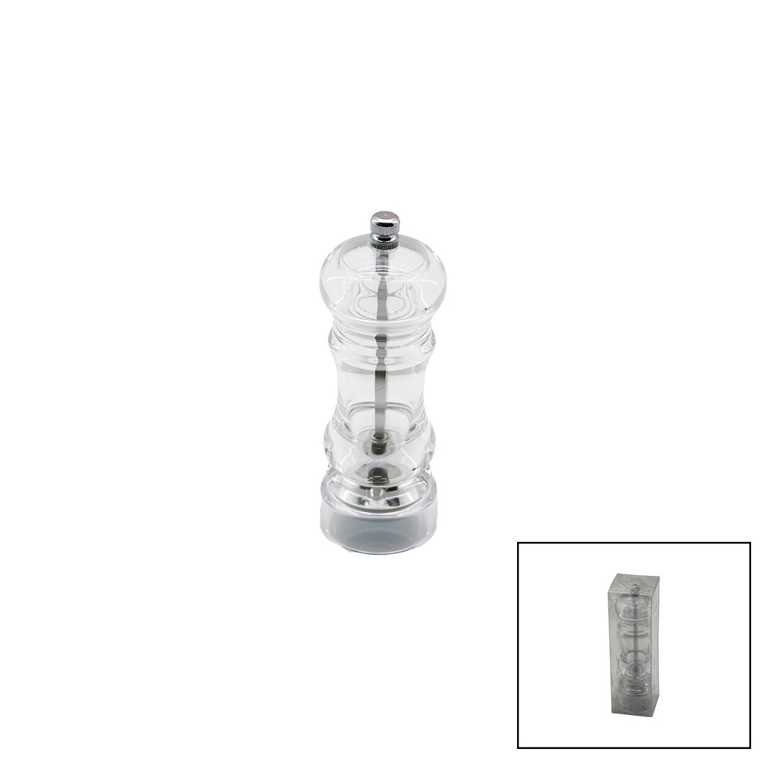 KÜÇÜK   ŞEFFAF MİKA KRİSTAL PLASTİK  BAHARAT ÖĞÜTÜCÜ (4812)