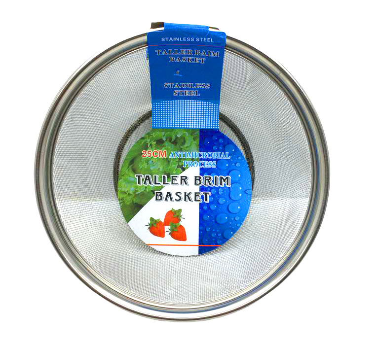 KULPSUZ TEL SEPET SÜZGEÇ 25CM (4812)