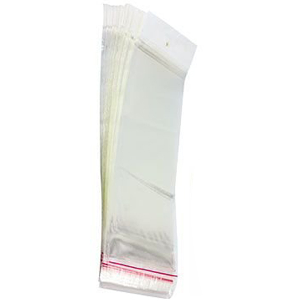 KUMANDA POŞETİ ASKILI ŞEFFAF (100 ADET) 25 CM X 8 CM (4812)