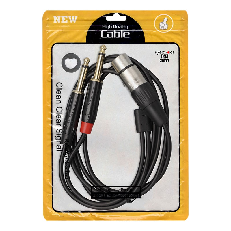 LD369A CANON ERKEK+ 6.3 MONO ERKEK 1.5 METRE KABLO (4812)