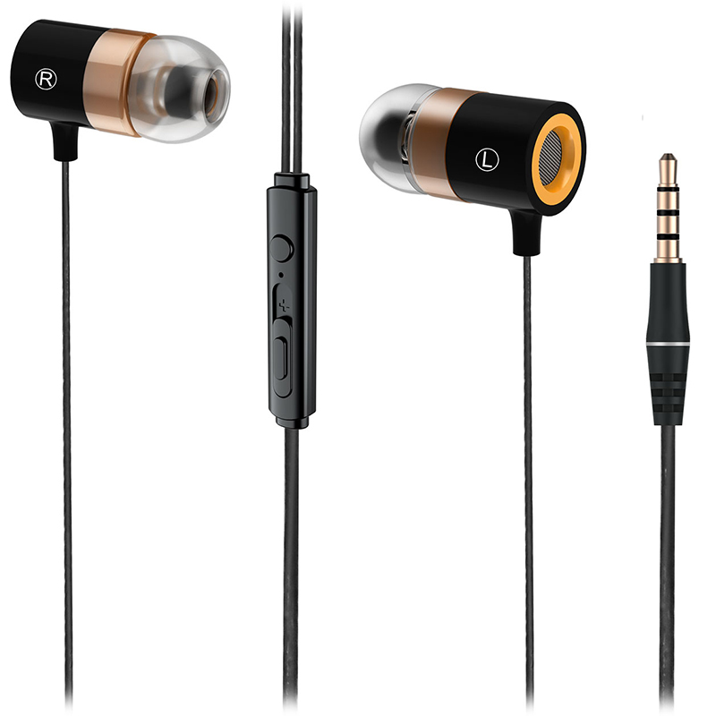LECOO EH103 3.5MM JACKLI KABLOLU KULAK İÇİ MİKROFONLU SİYAH KULAKLIK (4812)