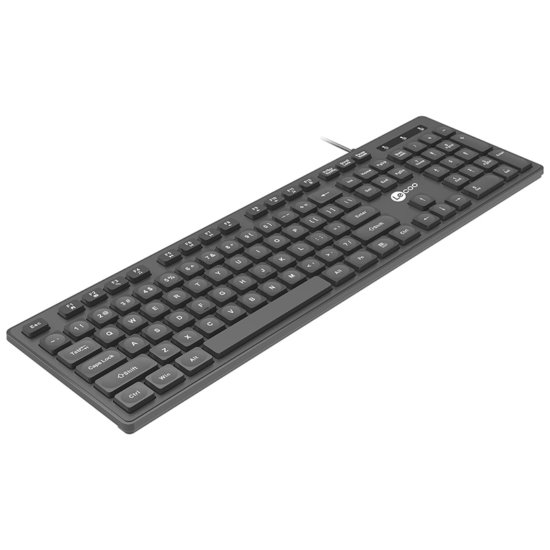 LECOO KB102 USB KABLOLU SİYAH Q KLAVYE (4812)