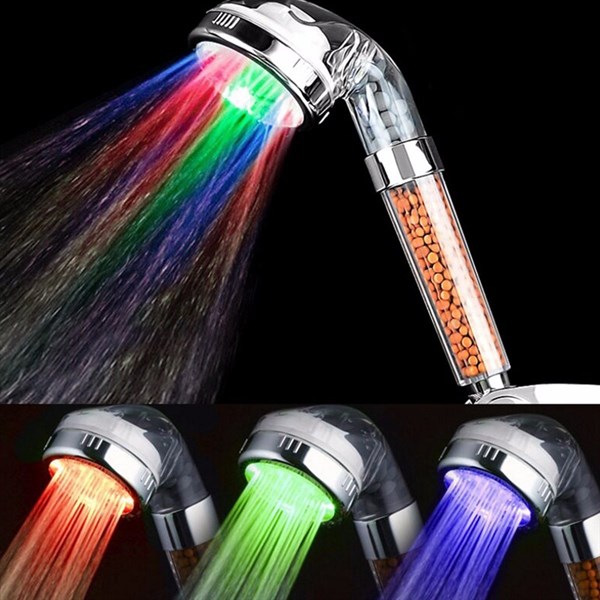 Led Işıklı Su Tasarruflu Banyo Duş Başlığı (4812) Led Işıklı Su Tasarruflu Banyo Duş Başlığı (4812)