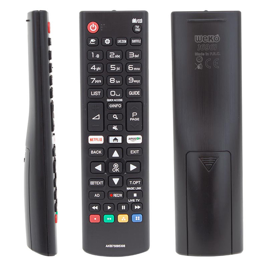 LG NETFLIX-AMAZON TUŞLU LCD-LED TV KUMANDA (AKB75095308CAS65BN708) (4812)