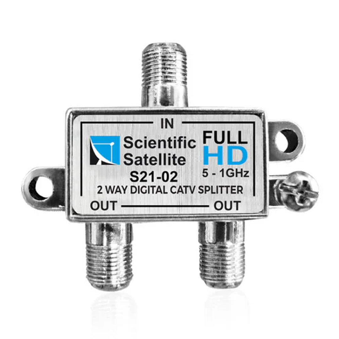 MAG S21-02 1/2 YOLLU KABLO TV SİNYAL AYIRICI SPLİTTER - 5-1000 MHZ FREKANS BÖLÜCÜ ÇOKLAYICI (4812)