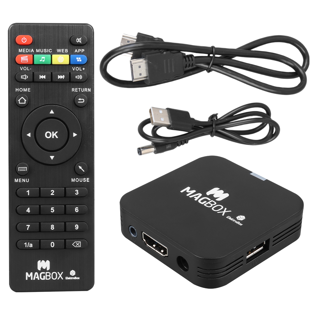 MAGBOX ELECTROBOX 2 GB RAM H313 İŞLEMCİ 16 GB HDD 4K ULTRA HD ANDROID BOX (ANDROID 10) (4812)