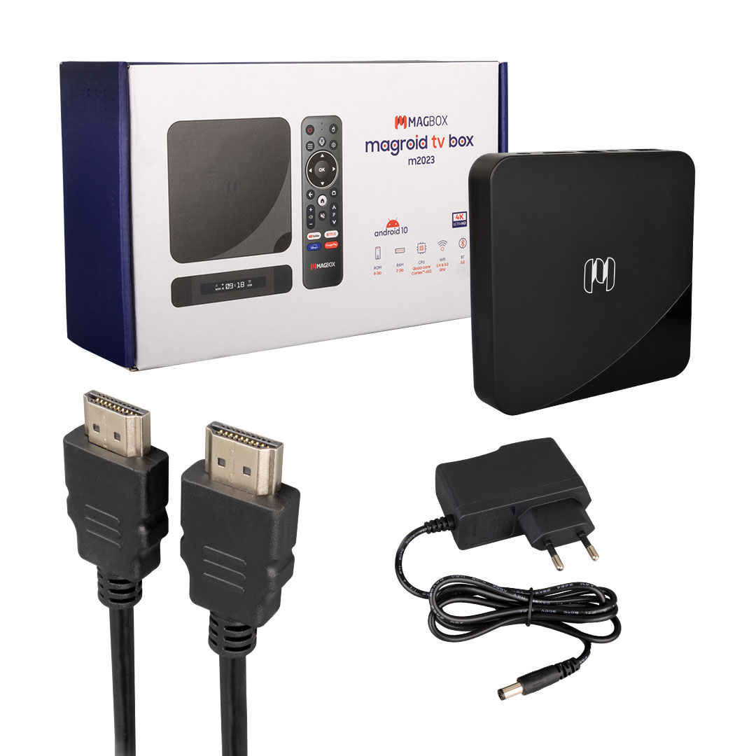 MAGBOX MAGROID TV BOX M2023 8 GB HDD 2 GB RAM 4K (ANDROID 10) (4812) MAGBOX MAGROID TV BOX M2023 8 GB HDD 2 GB RAM 4K (ANDROID 10) (4812)