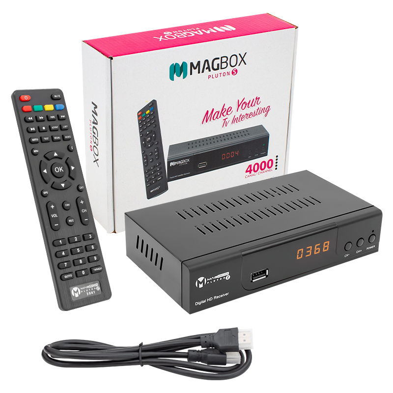 MAGBOX PLUTON S YENİ MODEL KASALI FULL HD UYDU ALICISI TKGSLİ (SCART+HD) HDMI KABLO DAHİL (4812) MAGBOX PLUTON S YENİ MODEL KASALI FULL HD UYDU ALICISI TKGSLİ (SCART+HD) HDMI KABLO DAHİL (4812)