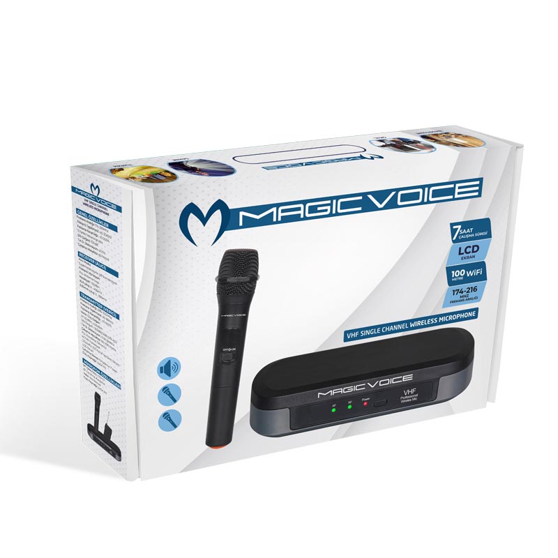 MAGICVOICE MV-3811 VHF EL TİPİ TELSİZ MİKROFON (4812) MAGICVOICE MV-3811 VHF EL TİPİ TELSİZ MİKROFON (4812)