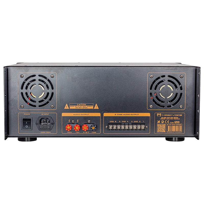 MAGICVOICE MV-1213 KÜP MİXER ANFİ USB BT UK RMS100W MAX 800W 6 ZON+99DSP+4-16-70-100V TRAFOLU (4812) MAGICVOICE MV-1213 KÜP MİXER ANFİ USB BT UK RMS100W MAX 800W 6 ZON+99DSP+4-16-70-100V TRAFOLU (4812)