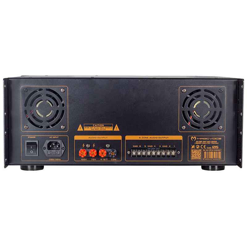 MAGICVOICE MV-1215 KÜP MİXER ANFİ USB BT UK RMS200W MAX 1600W 6 ZON +99DSP+4-16 70 100 V TRAFOLU (4812) MAGICVOICE MV-1215 KÜP MİXER ANFİ USB BT UK RMS200W MAX 1600W 6 ZON +99DSP+4-16 70 100 V TRAFOLU (4812)