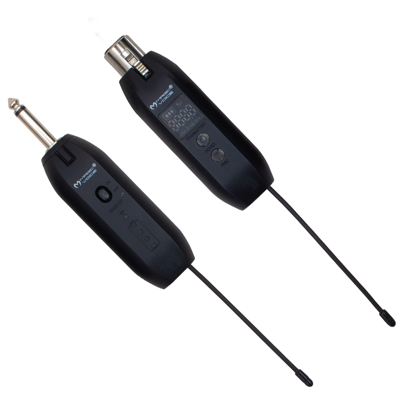 MAGICVOICE MV-19587 UHF GİTAR TİP KABLOLU MİC İ KABLOSUZ ÇEVİRİCİ ( MİC XRL Lİ) (4812)