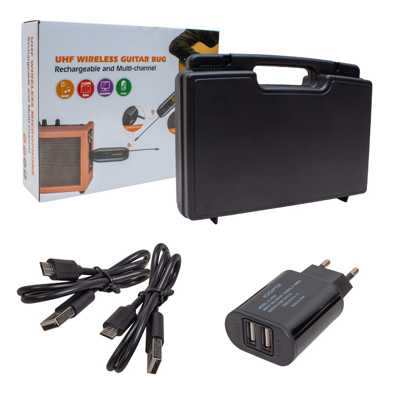 MAGICVOICE MV-19592 UHF GİTAR TİP KABLOSUZ MİKROFON ÜÇLÜ SET (4812) MAGICVOICE MV-19592 UHF GİTAR TİP KABLOSUZ MİKROFON ÜÇLÜ SET (4812)