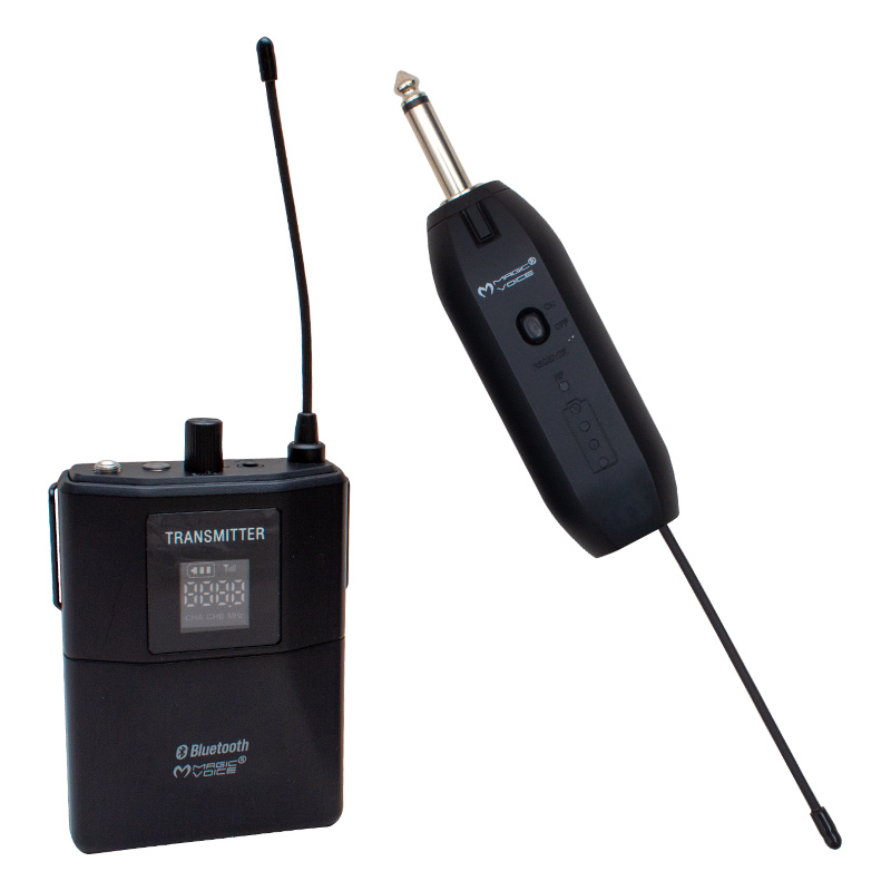 MAGICVOICE MV-19601 UHF KABLOSUZ BLUETOOTH YAKA MİKROFON (4812)