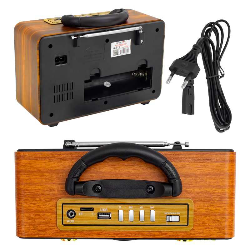 MAGICVOICE MV-112BT USB/SD/FM/BLUETOOTH DESTEKLİ NOSTALJİK RADYO (4812)