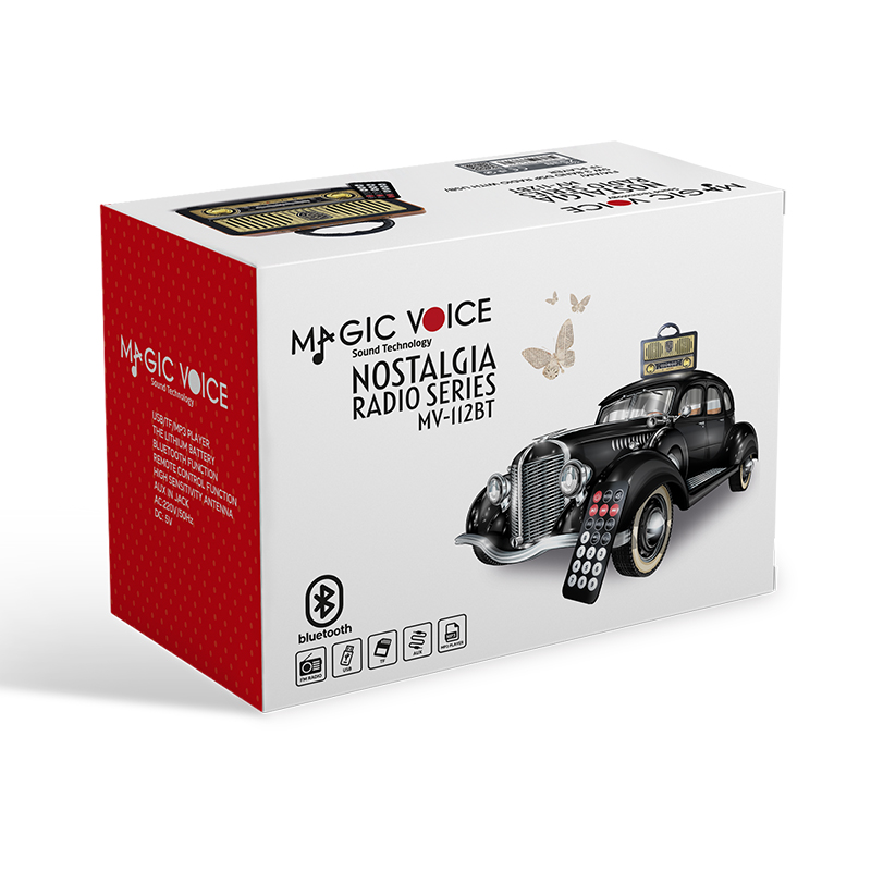MAGICVOICE MV-112BT USB/SD/FM/BLUETOOTH DESTEKLİ NOSTALJİK RADYO (4812) MAGICVOICE MV-112BT USB/SD/FM/BLUETOOTH DESTEKLİ NOSTALJİK RADYO (4812)