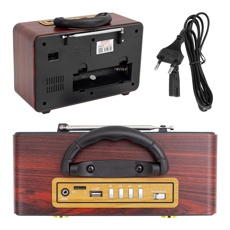 MAGICVOICE MV-114BT USB/SD/FM/BLUETOOTH DESTEKLİ TEK HOP LU NOSTALJİK RADYO (4812)