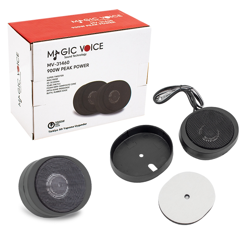 MAGICVOICE MV-31460 900W PEAK POWER RMS:350W DOME OTO TWEETER (4812) MAGICVOICE MV-31460 900W PEAK POWER RMS:350W DOME OTO TWEETER (4812)