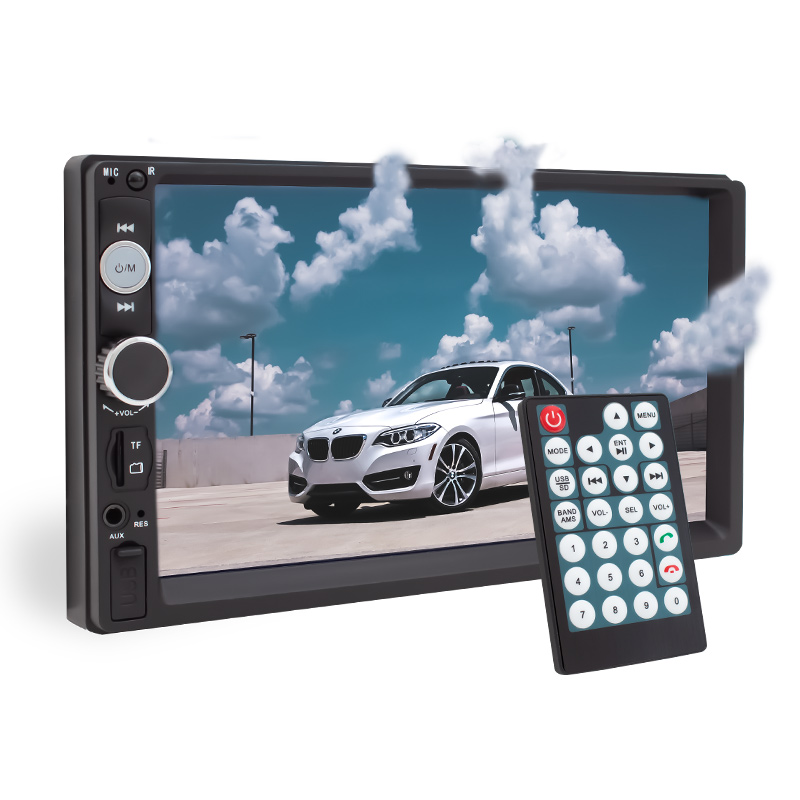 MAGICVOICE MV-5418 USB/SD/FM/AUX/BLUETOOTH/MP5 7 DOKUNMATİK MEKANİKSİZ DOUBLE OTO TEYP (4812)
