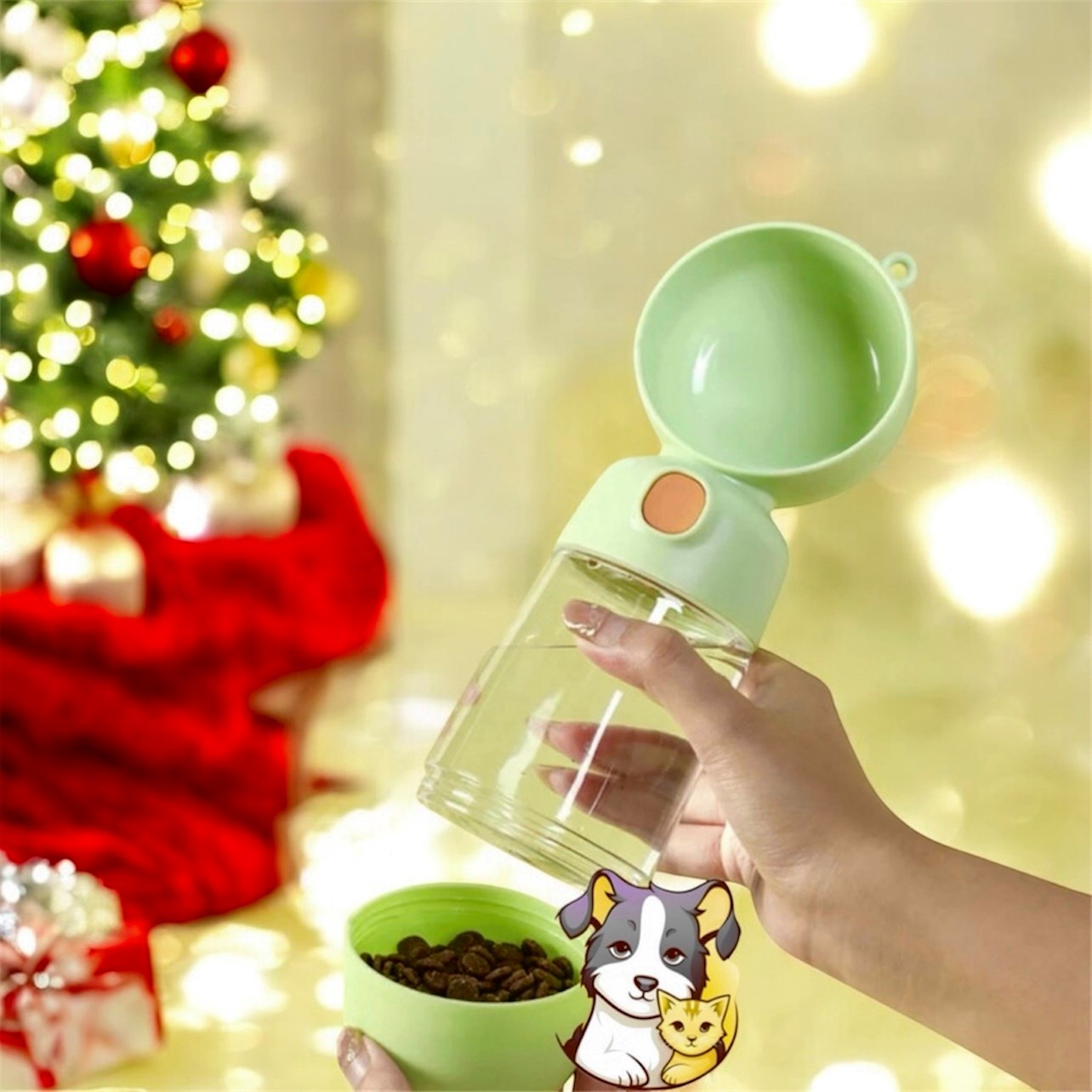Mama Hazneli Evcil Hayvan Suluğu 400 ml + 180 ml (4812) Mama Hazneli Evcil Hayvan Suluğu 400 ml + 180 ml (4812)