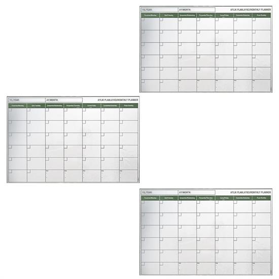 Manyetik Yapışkanlı Bir Aylık Program Planlayıcı Takvim 85x56 cm (4812) Manyetik Yapışkanlı Bir Aylık Program Planlayıcı Takvim 85x56 cm (4812)