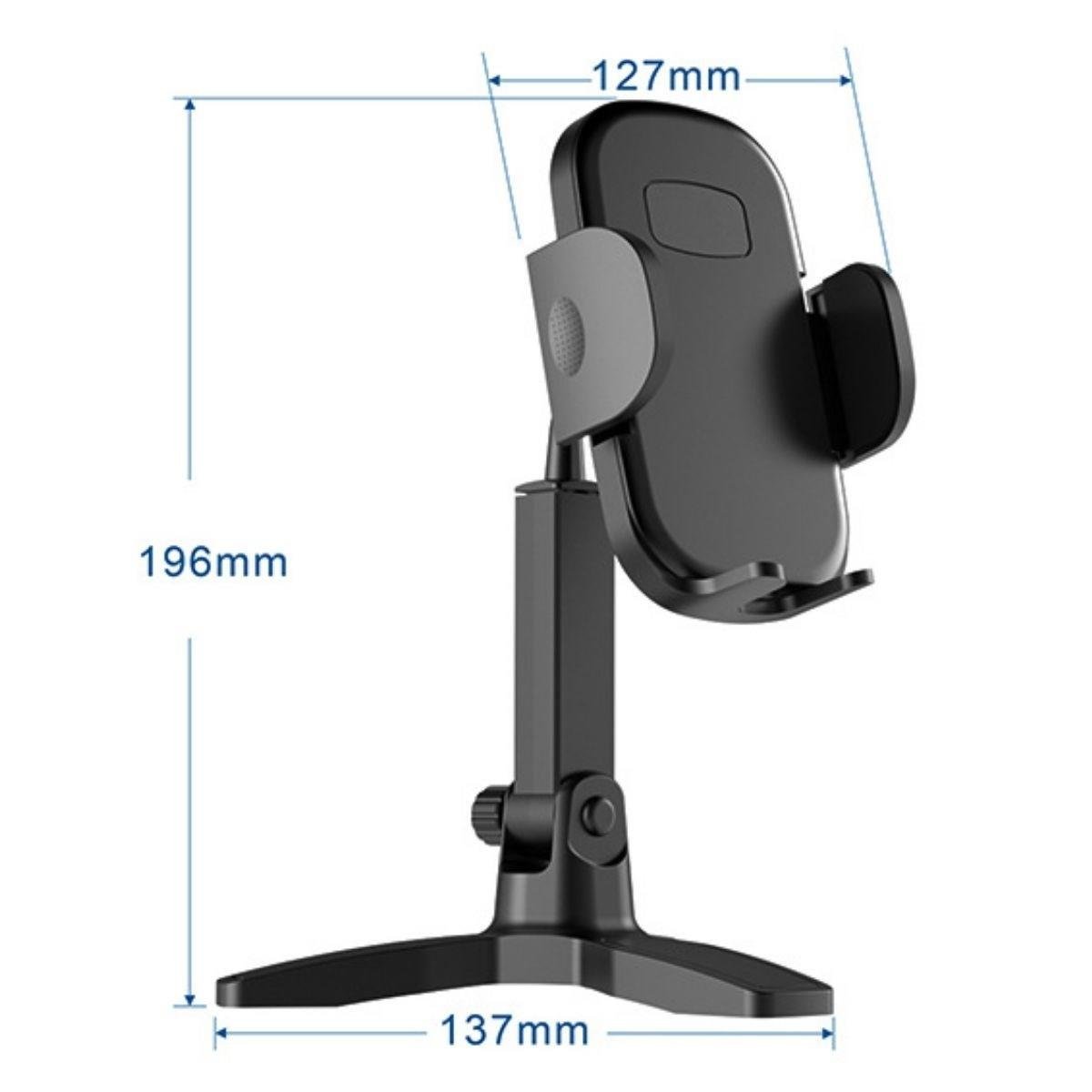 Masaüstü Telefon Standı 360 Derece Dönebilen Başlıklı Ayaklı Telefon Tripodu (4812) Masaüstü Telefon Standı 360 Derece Dönebilen Başlıklı Ayaklı Telefon Tripodu (4812)