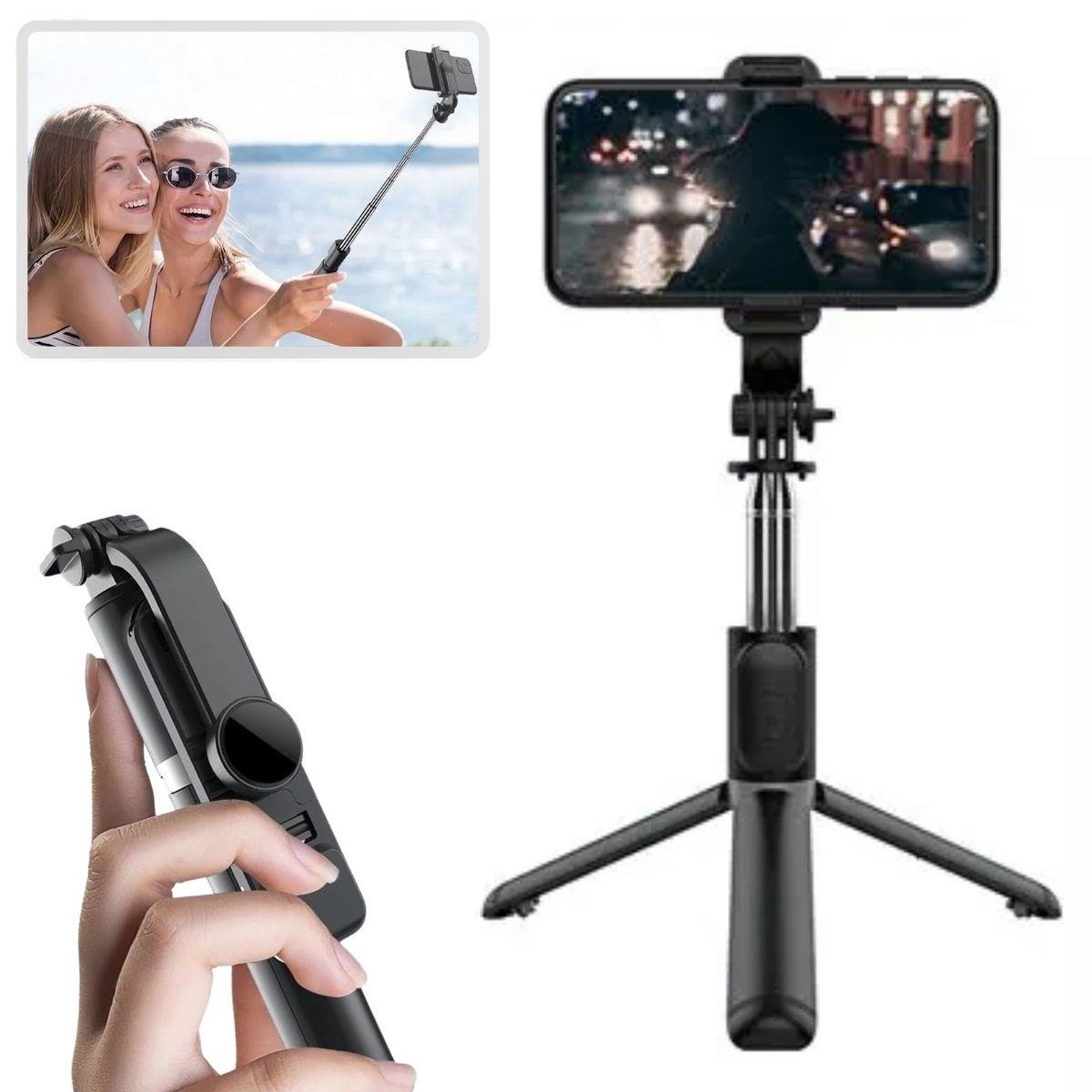 Masaüstü Tripod Olabilen Telefon Tutuculu Kablosuz Kumandalı Selfie Çubuğu (4812) Masaüstü Tripod Olabilen Telefon Tutuculu Kablosuz Kumandalı Selfie Çubuğu (4812)
