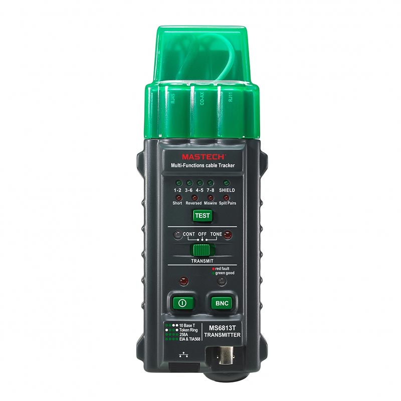 MASTECH MS-6813T PROFESYONEL KABLO BULUCU-TEST ALETİ (4812)