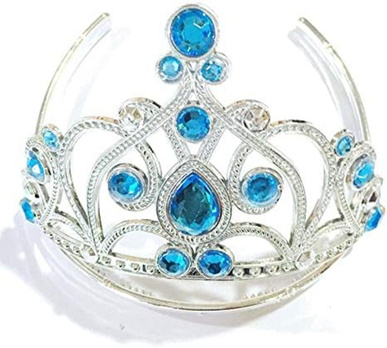 Mavi Taşlı Elsa Çocuk Tacı Prenses Tacı Kraliçe Tacı 16x14 cm (4812) Mavi Taşlı Elsa Çocuk Tacı Prenses Tacı Kraliçe Tacı 16x14 cm (4812)