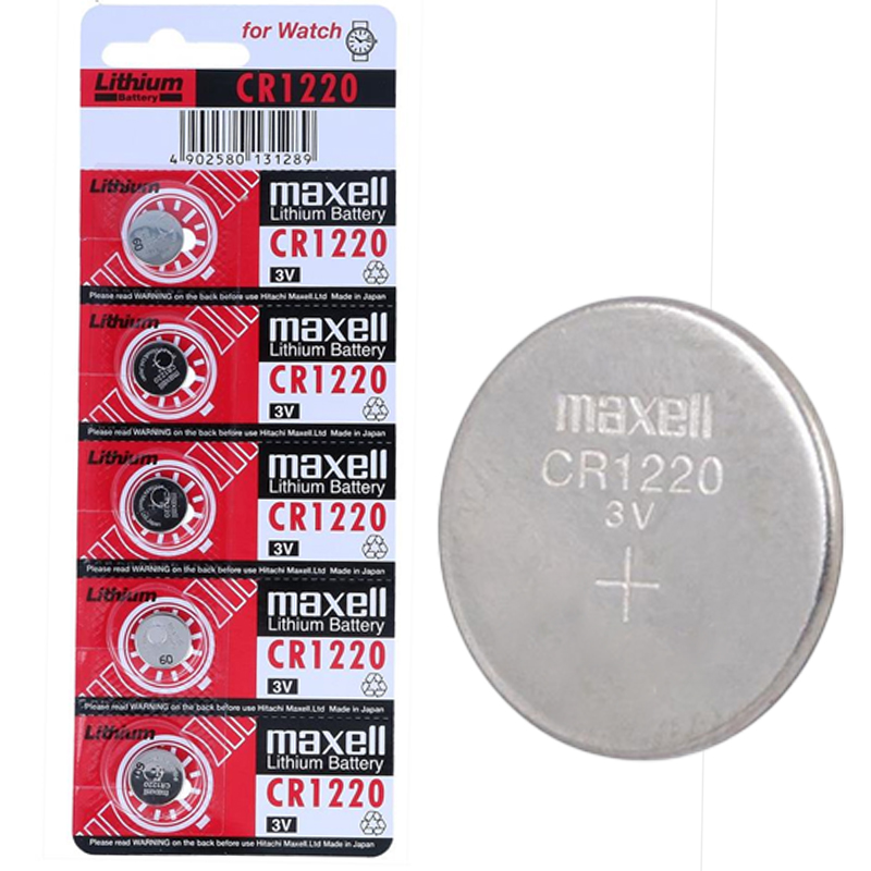 MAXELL CR1220 3V LİTYUM PARA PİL 5Lİ PAKET (4812)