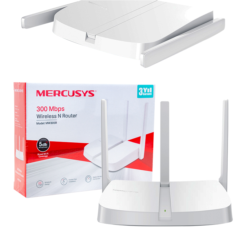 MERCUSYS MW305R 300 MBPS 3 ANTENLİ WIFI-N ROUTER ACCESS POINT (TP-LINK) (4812) MERCUSYS MW305R 300 MBPS 3 ANTENLİ WIFI-N ROUTER ACCESS POINT (TP-LINK) (4812)