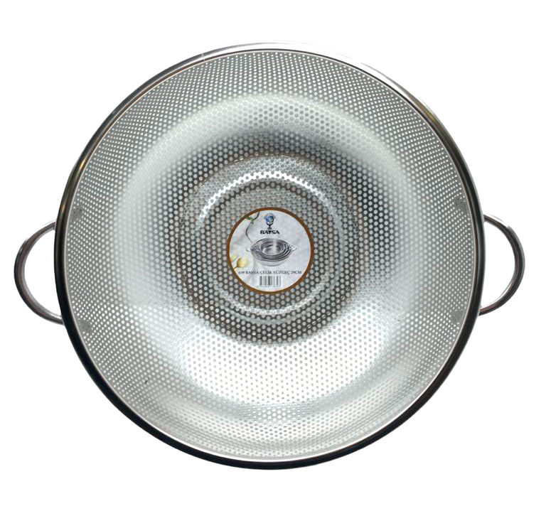 METAL KULPLU ÇELİK TEL SEPET SÜZGEÇ 29CM (4812)