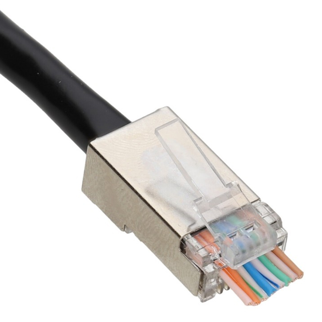 METAL RJ45 CAT5 METAL UÇ 8P/8C SHIELD 100 LÜ PAKET FİYAT (4812)