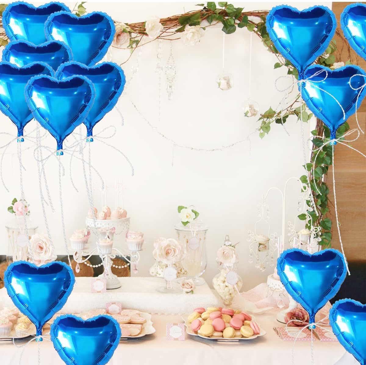 Metalize Parlak Mavi Kalp Şekilli Uçan Balon Folyo 18 inç 45 cm 25 Adet (4812) Metalize Parlak Mavi Kalp Şekilli Uçan Balon Folyo 18 inç 45 cm 25 Adet (4812)