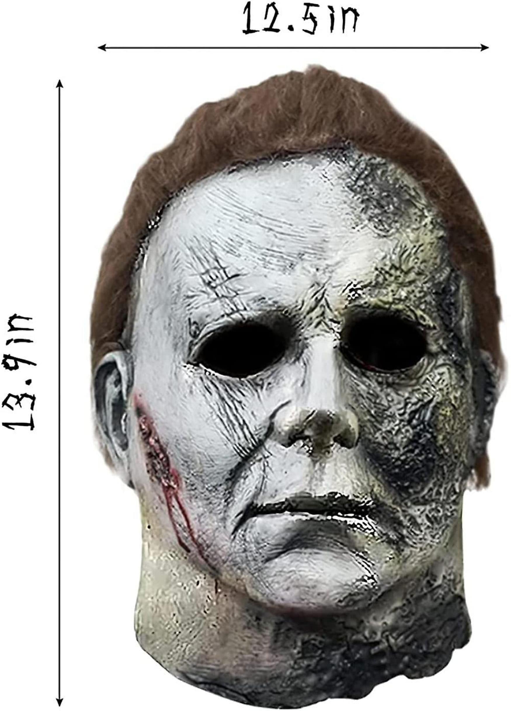 Michael Myers Lateks Maske - Michael Myers Et Maske Kafaya Tam Geçmeli (4812) Michael Myers Lateks Maske - Michael Myers Et Maske Kafaya Tam Geçmeli (4812)