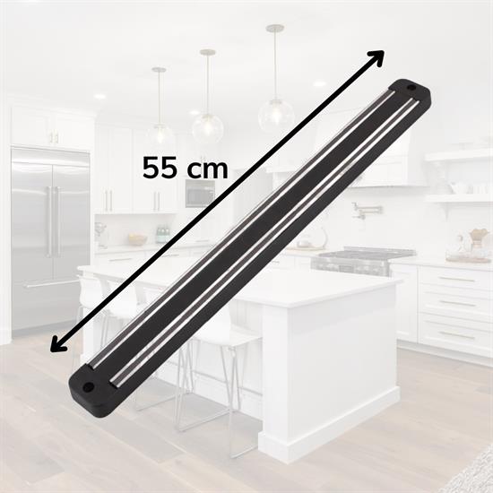 Mıknatıslı Paslanmaz Duvar Bıçak Askısı Standı 55 Cm Aparat (4812) Mıknatıslı Paslanmaz Duvar Bıçak Askısı Standı 55 Cm Aparat (4812)