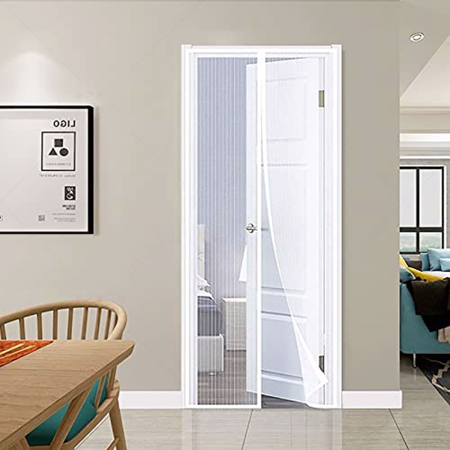 Mıknatıslı Kapı Sinekliği Tül Perde 105 x 205 cm (4812) Mıknatıslı Kapı Sinekliği Tül Perde 105 x 205 cm (4812)