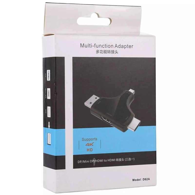 MINI DP+DP+HDMI TO HDMI 4K ÇEVİRİCİ (4812) MINI DP+DP+HDMI TO HDMI 4K ÇEVİRİCİ (4812)