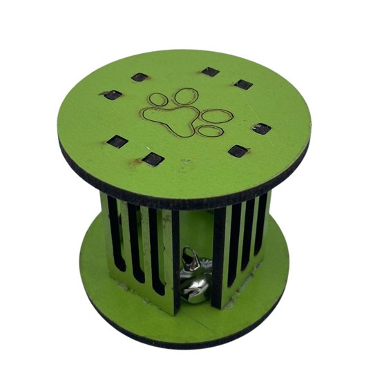 Mini Silindir Eğlenceli Renkli Sağlam Küçük Pati İzi Şekilli Kedi Oyuncağı (4812) Mini Silindir Eğlenceli Renkli Sağlam Küçük Pati İzi Şekilli Kedi Oyuncağı (4812)