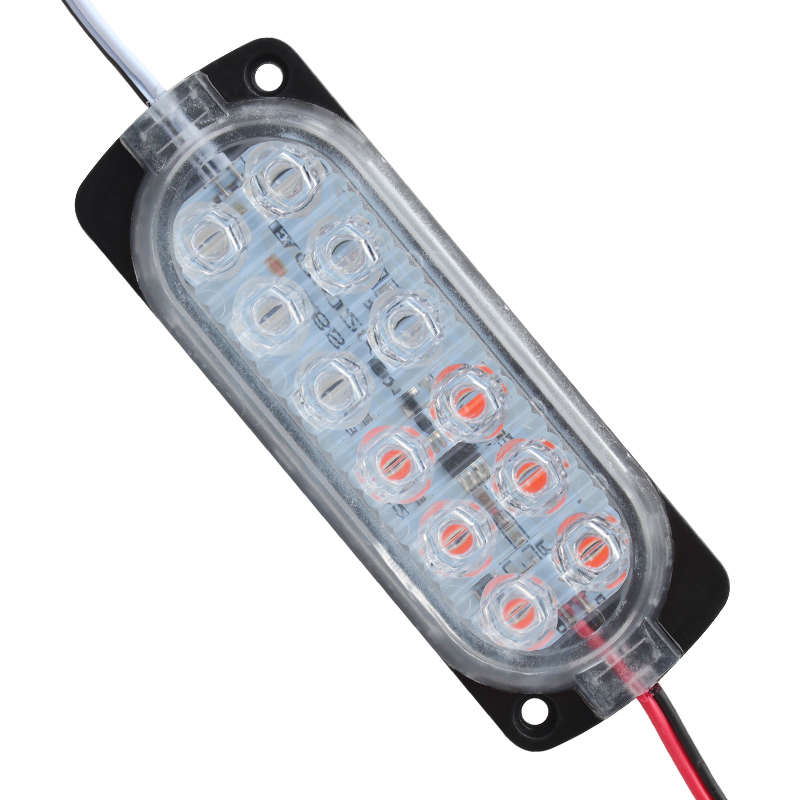 MODÜL LED 24V 1.2W PARLAK YANIP SÖNEN KIRMIZI/MAVİ 2835 (4812)