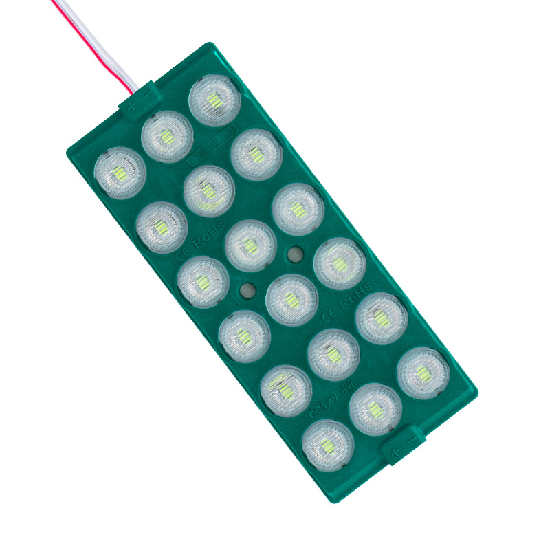 MODÜL LED 12V 6W YEŞİL 18 LEDLİ YANIP SÖNEN 2Lİ PAKET 13960-2835 (FLAŞÖR) (4812)