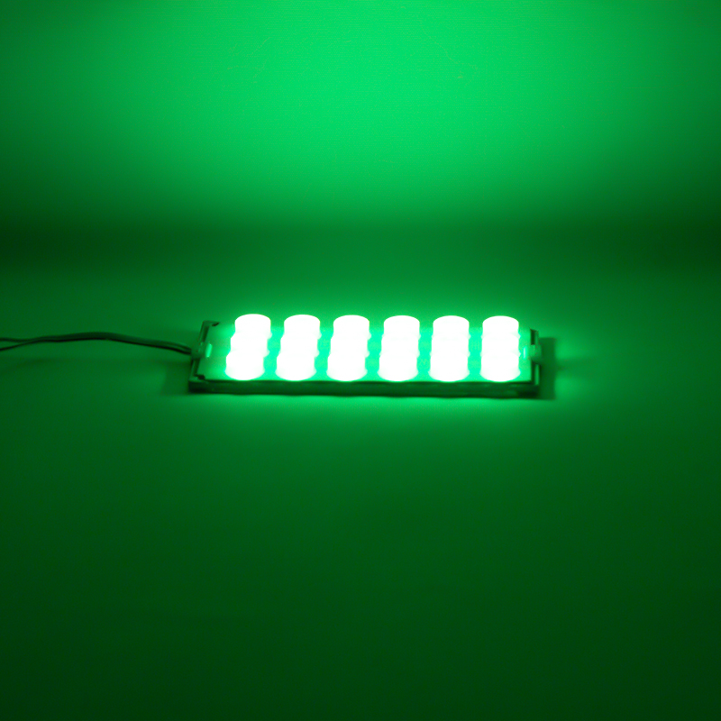 MODÜL LED 12V 6W YEŞİL 18 LEDLİ YANIP SÖNEN 2Lİ PAKET 13960-2835 (FLAŞÖR) (4812)