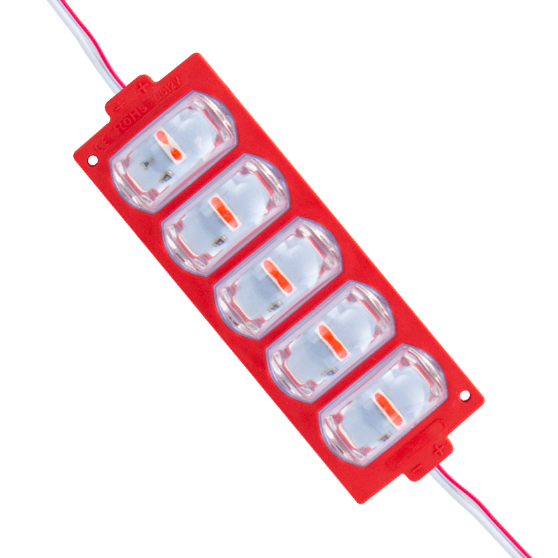 MODÜL LED 12V 4W KIRMIZI 3030 10 X 53.8MM IP65 260-280LM 180 DERECE (4812)