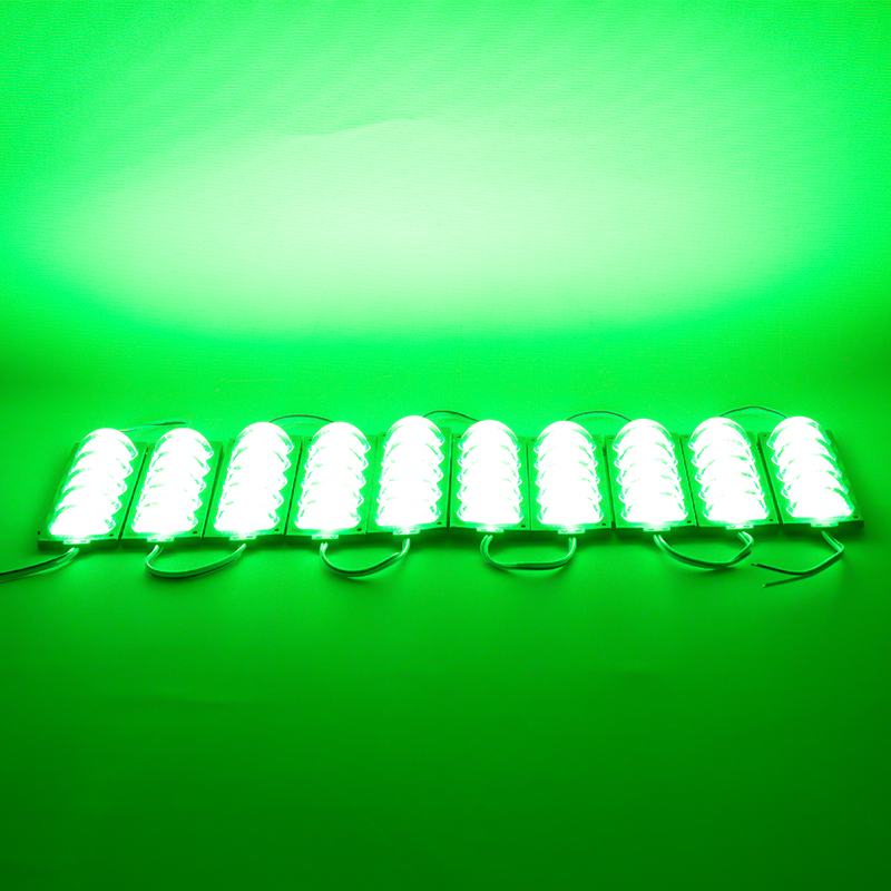 MODÜL LED 12V 4W YEŞİL 3030 10 X 53.8MM IP65 260-280LM 180 DERECE (4812)