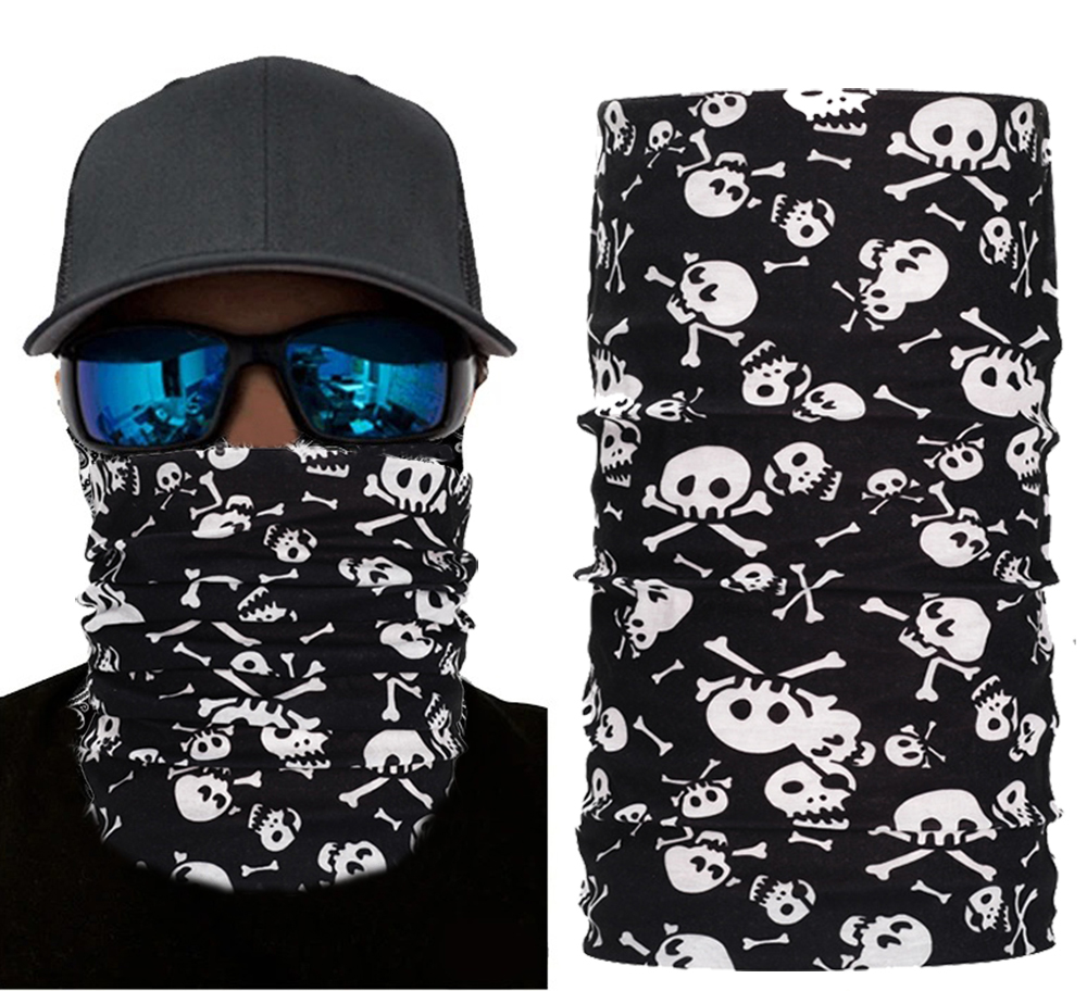 Motorcu Boyunluk Baf Buff Bandana 25x48 cm Model 1 (4812)
