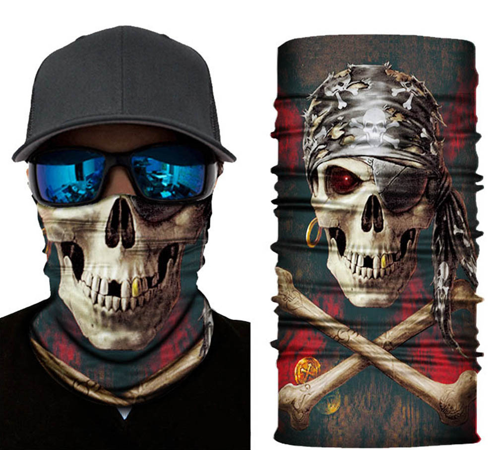 Motorcu Boyunluk Baf Buff Bandana 25x48 cm Model 2 (4812)